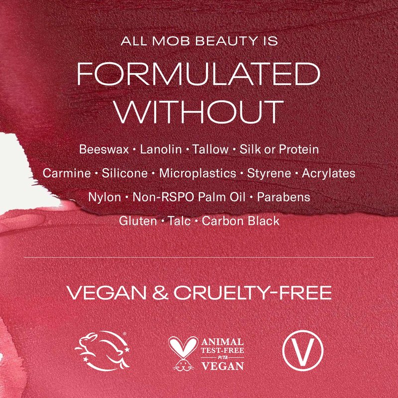 MOB Beauty Smooth Precision Waterproof Lip Liner, M1990 Cool-Toned Neutral, 100% Natural Formula Long-Wearing Lip Pencil, Plastic-Free, Vegan, Cruelty Free