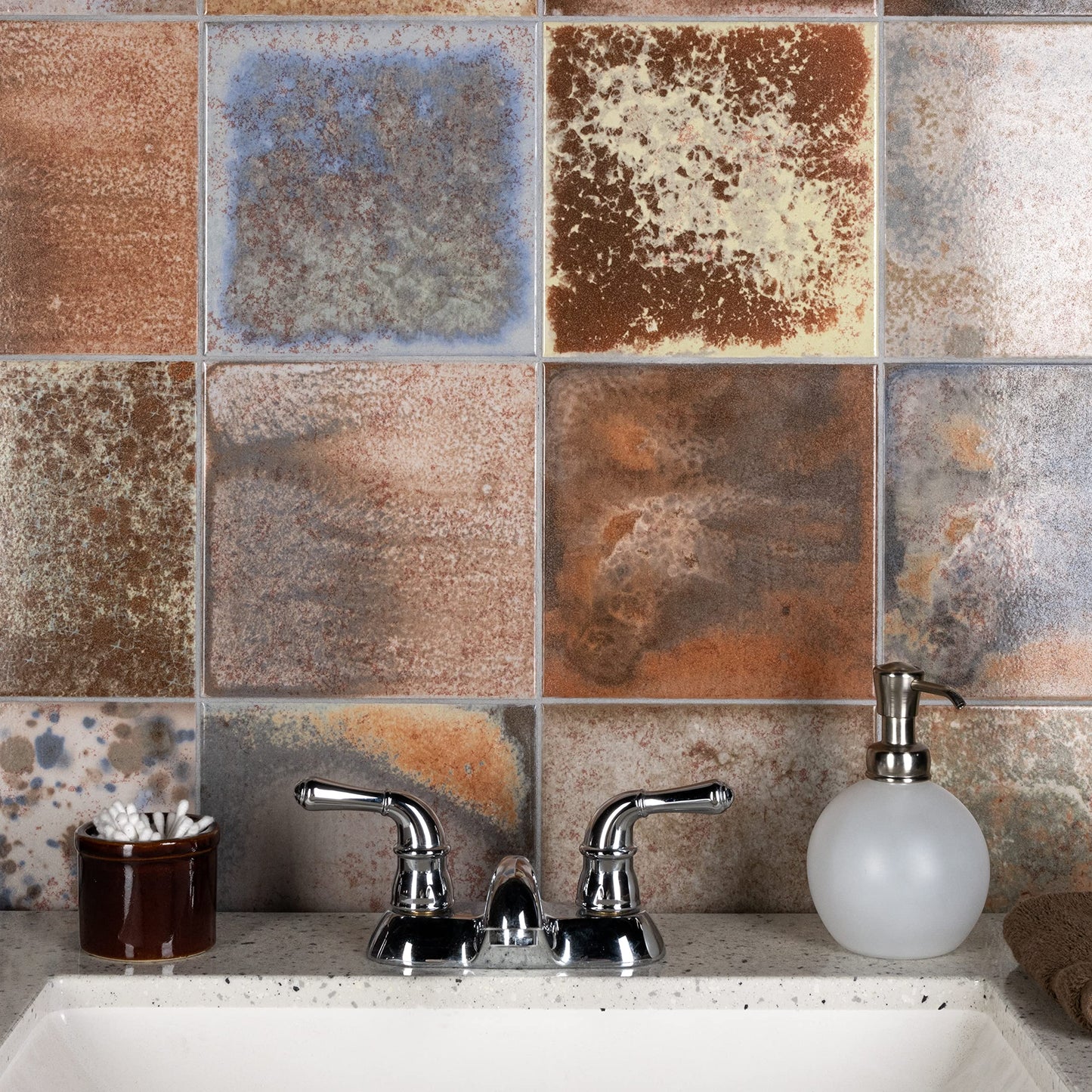 Merola Tile True 7-3/4" x 7-3/4" Ceramic Floor and Wall Tile