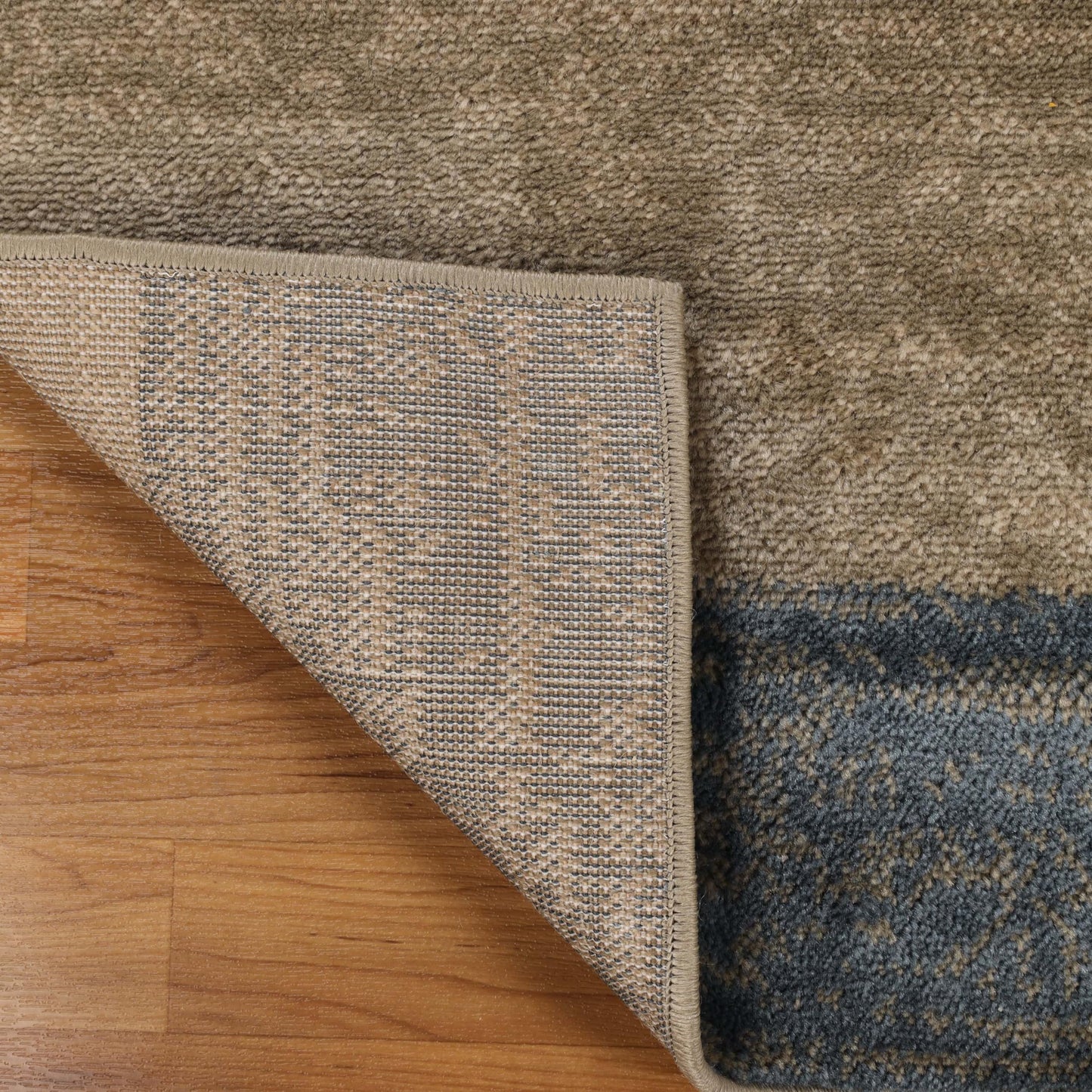 Superior Mid-Century Modern Geometric Design Area Rug, with Jute Backing, Perfect Hardwood, Tile, or Carpet Cover, Ideal for Bedroom, Kitchen, Living Room, Entryway, or Office, 2' 7" x 8', Grey Brown