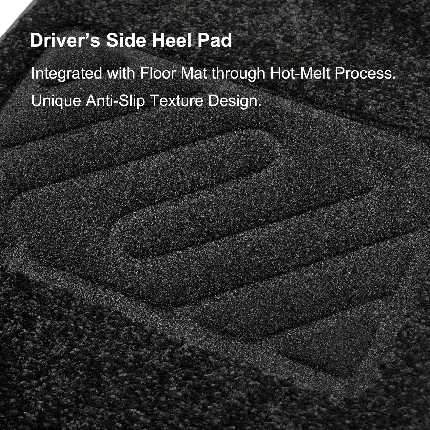 WENNEBIRD Superior Carpet Floor Mats for 2021-2026 Chevrolet Suburban 7 Seats (Not for 8 Seats), 0.6-Inch Ultra-Thick, Noise-Reducing, All-Weather Waterproof Anti-Slip – 4-Pc Set