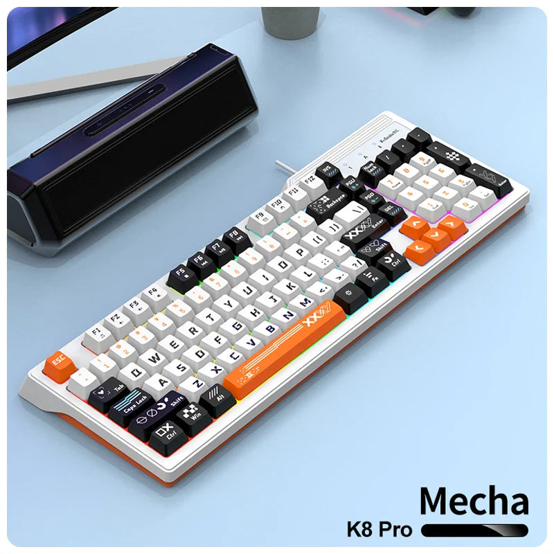 Viper KM800 Pro wired gaming keyboard and mouse set desktop computer notebook home office illuminated usb
