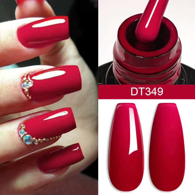 MEET ACROSS Red Gel Polish