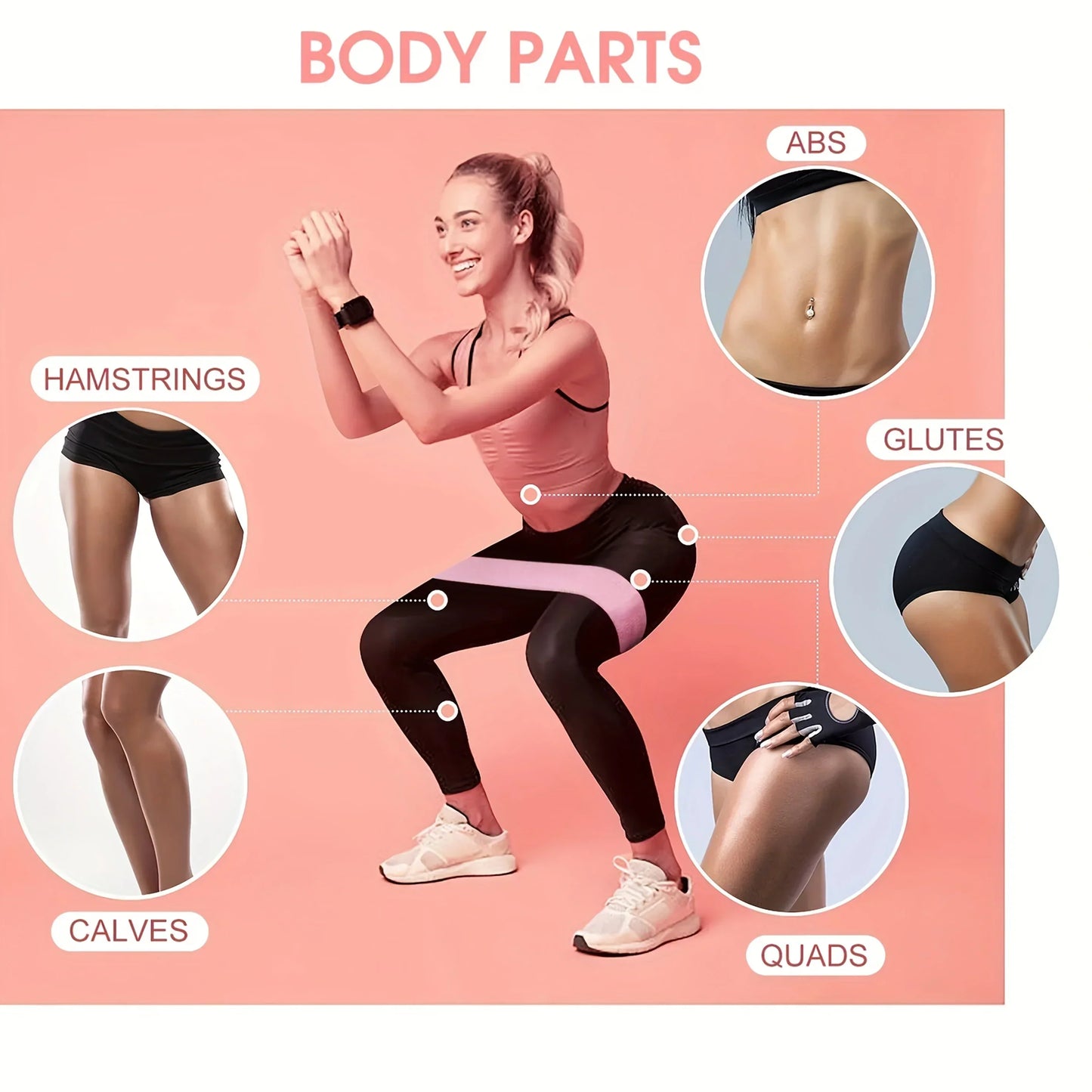 Fabric Hip Resistance Bands