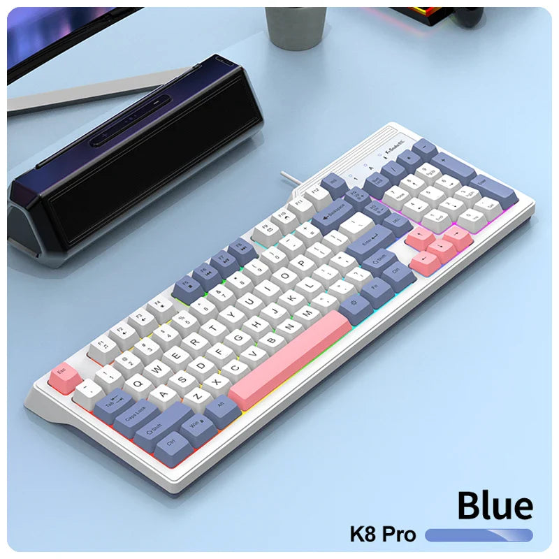 Viper KM800 Pro wired gaming keyboard and mouse set desktop computer notebook home office illuminated usb