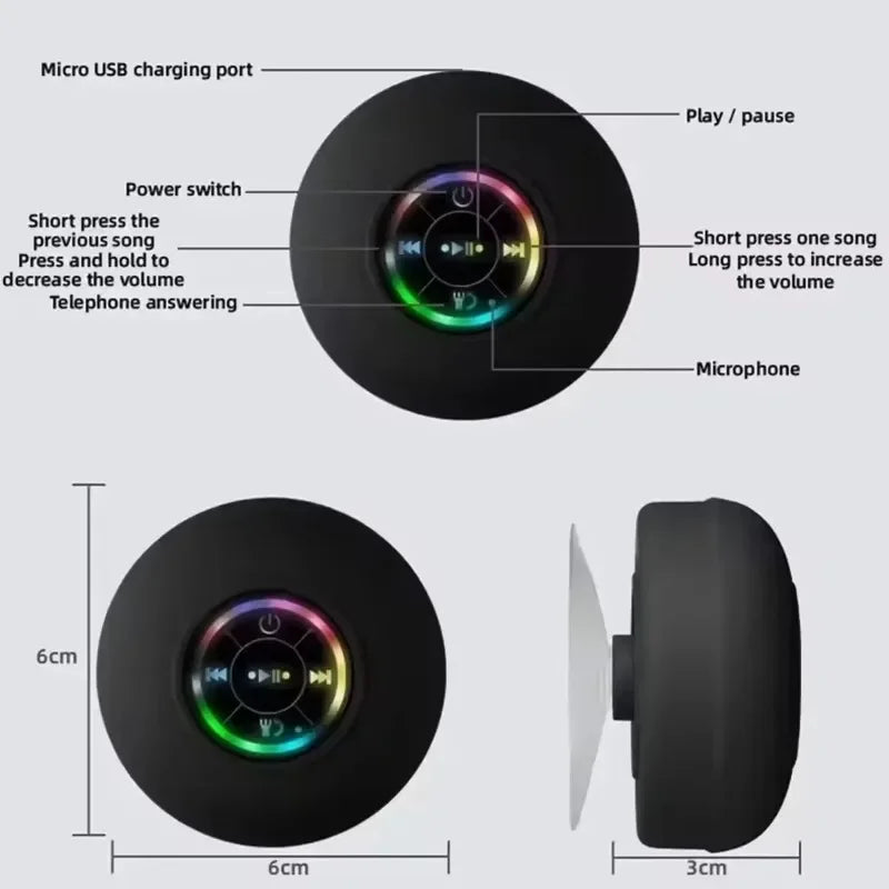 2025 Waterproof Bluetooth Speaker