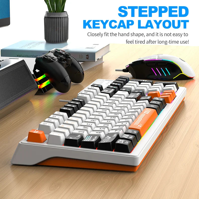 Viper KM800 Pro wired gaming keyboard and mouse set desktop computer notebook home office illuminated usb