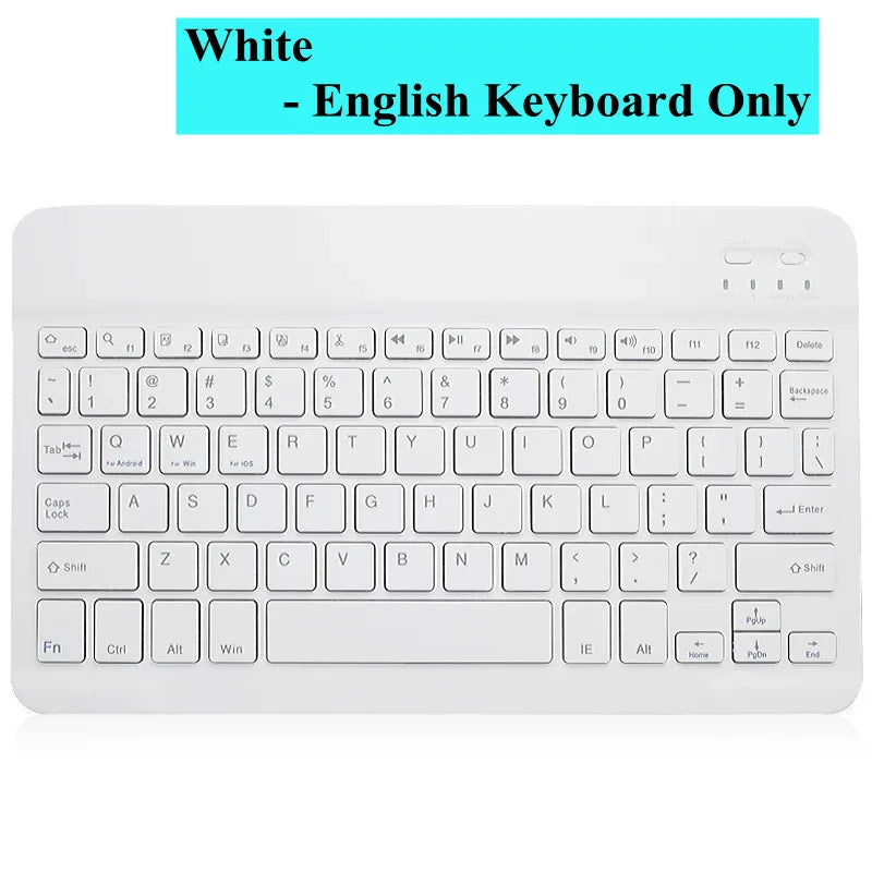 For Ipad Tablet Azerty Thai Keyboard With Arabic French Russian Spanish Bluetooth Wireless Keyboard Mouse Android Universal 10"