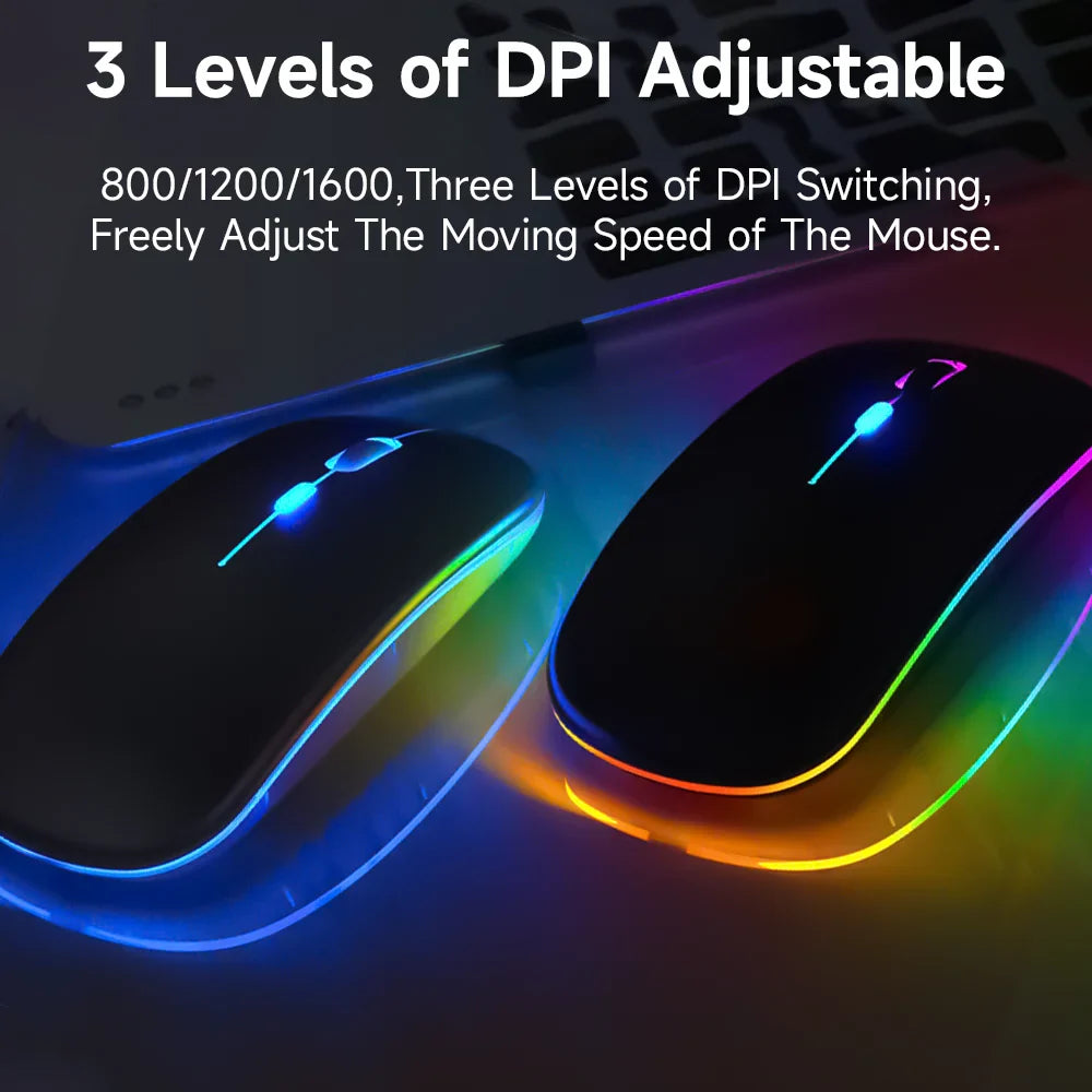 Xiaomi Wireless Bluetooth Backlit Keyboards RGB Colorful Gradient Luminous Mini Keyboard And Mouse Set For Apple Samsung Tablet