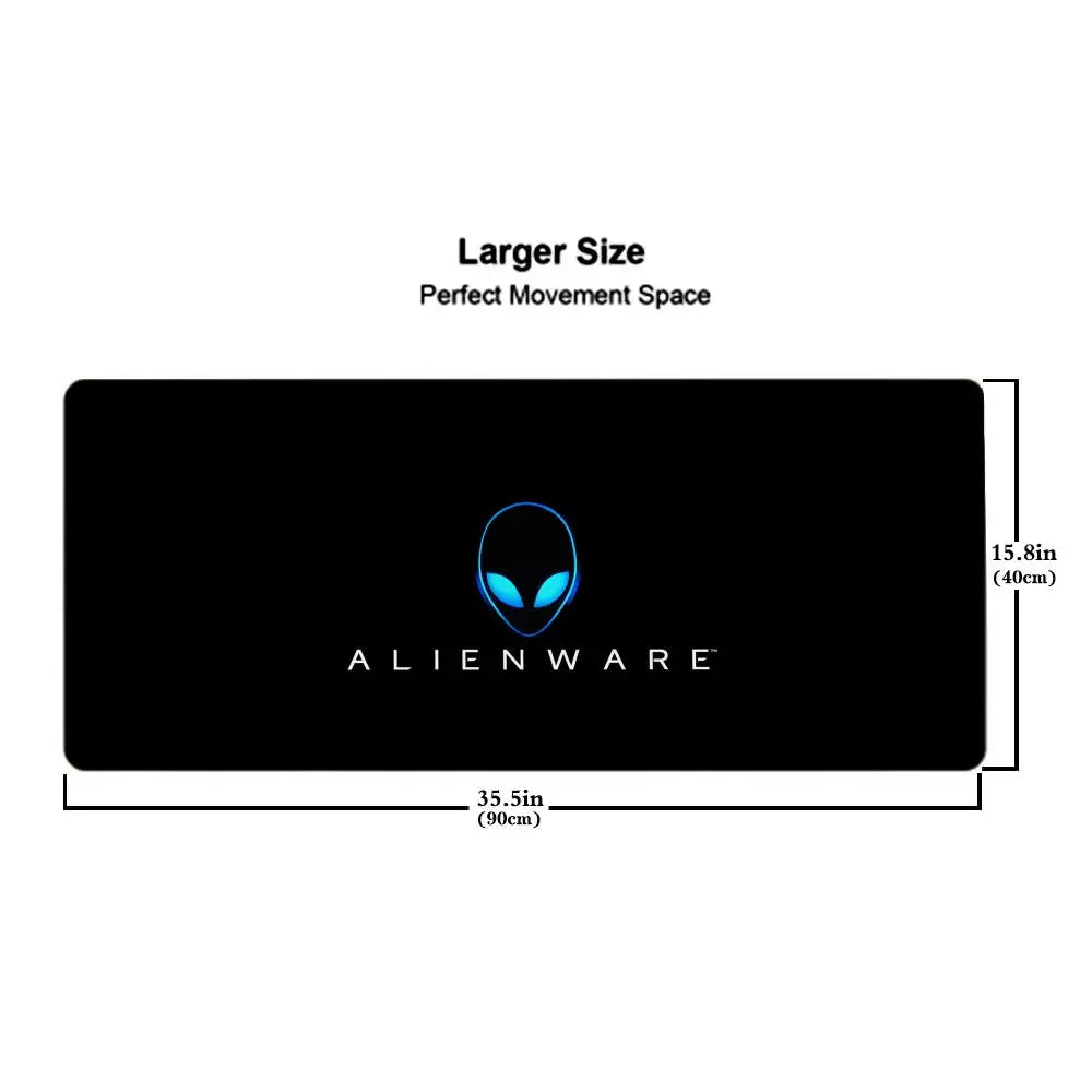 Dell Alienware Gaming Mouse Pad Keyboard Mousepad lauge 1200X600 mm Desk Mat PC Gamer Office Carpet Home Table pad